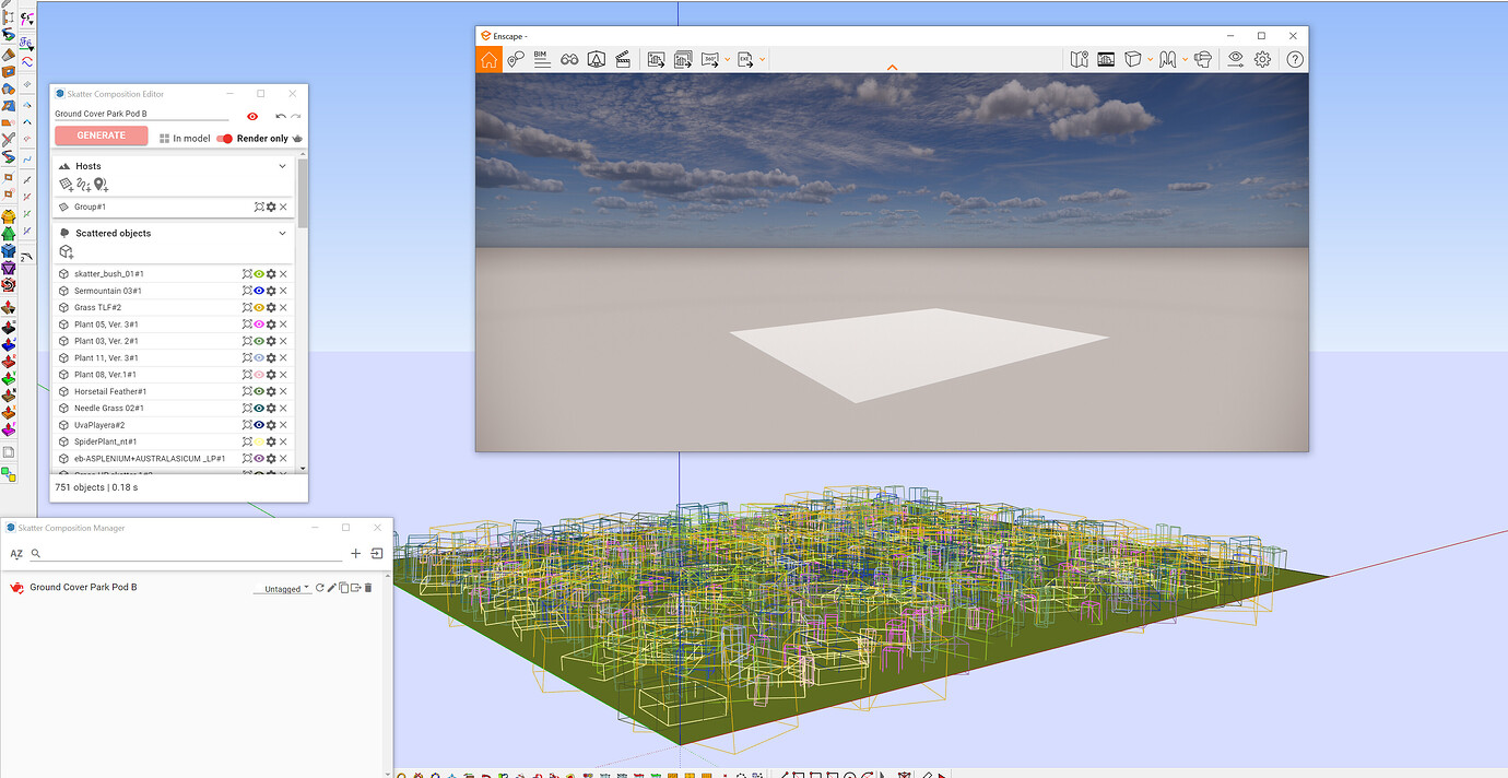 Enscape render issue when render only mode - Bug reports - Lindalë forums
