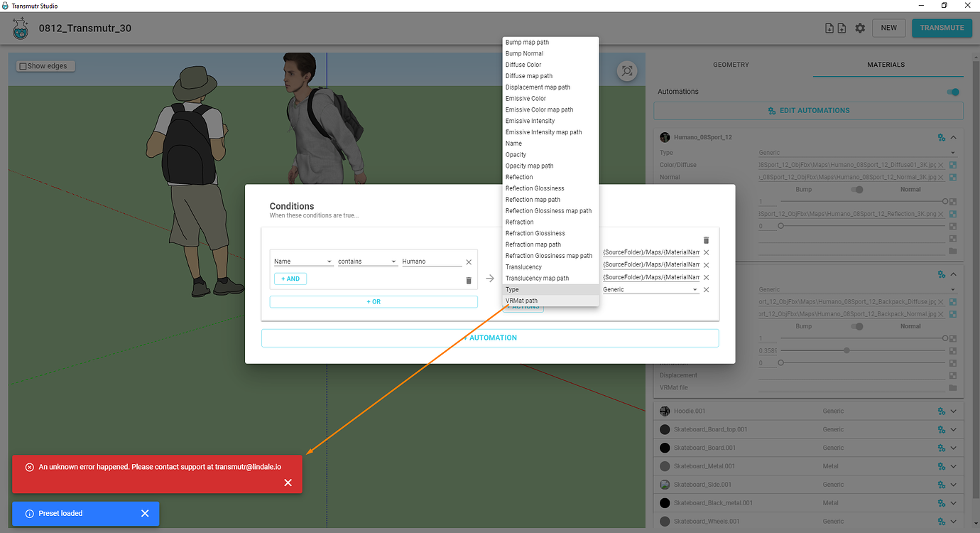 VRMat path error - Bug reports - Lindalë forums