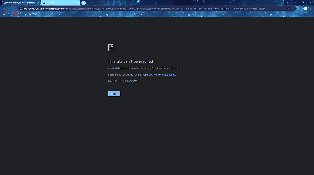 download error on marketplace in website - Bug reports - Lindalë forums